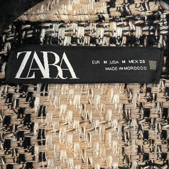 Zara Textured Plaid Overshirt - Picture 5 of 7